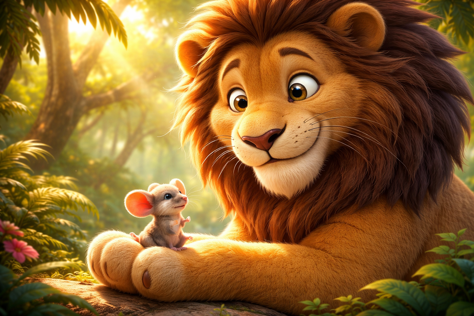 the Lion and the Little Friend